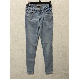 Levis 721 High-Rise Skinny Womens Jeans Blue 29x34 (27x32.5)
